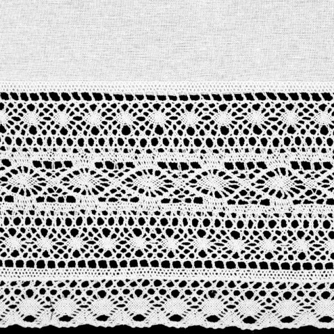 FIRANA GOTOWA MADDELINE NA SZELKACH 150 X 60 CM BIAŁY