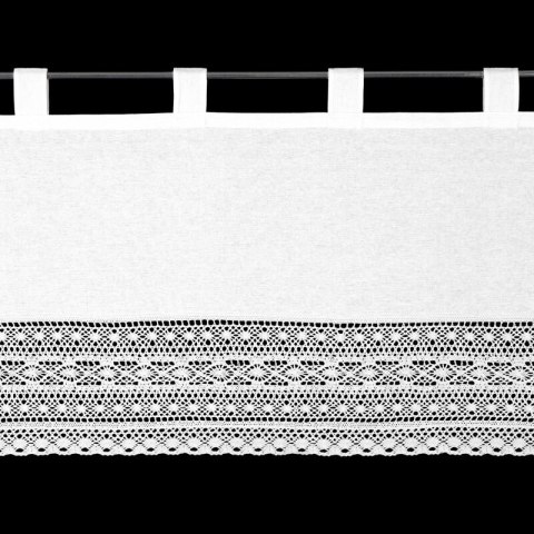 FIRANA GOTOWA MADDELINE NA SZELKACH 150 X 60 CM BIAŁY