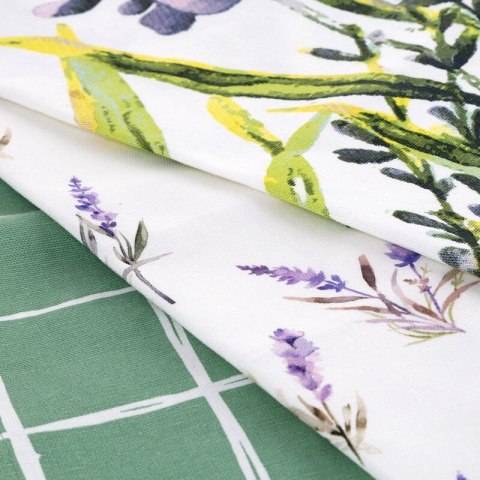 KOMPLET RĘCZNIKÓW KUCHENNYCH LAVENDER 50 X 75 CM FIOLETOWY