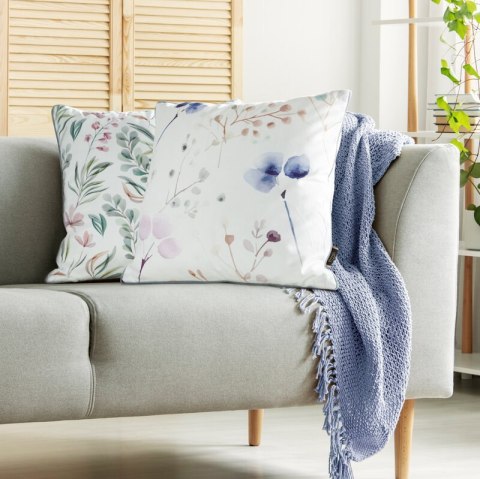 POSZEWKA VELVET 149 45 X 45 CM BIAŁY