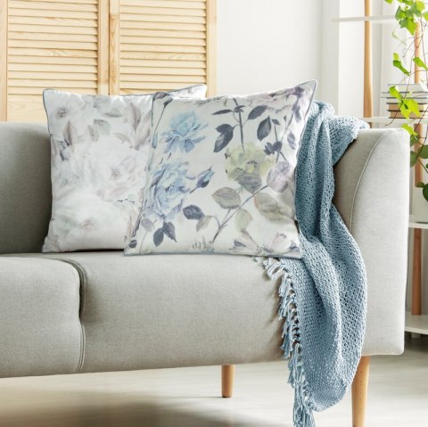 POSZEWKA VELVET 151 45 X 45 CM KREMOWY