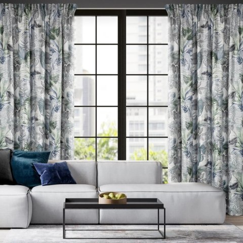 ZASŁONA GOTOWA DAVOS 2 NA TAŚMIE 140 X 270 CM BIAŁY