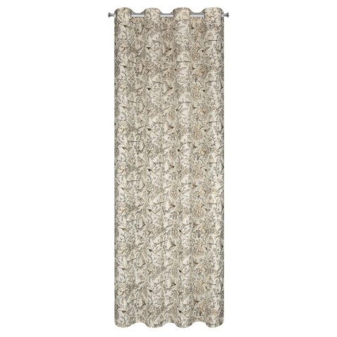 ZASŁONA GOTOWA LUCINA 140 X 250 CM SREBRNY