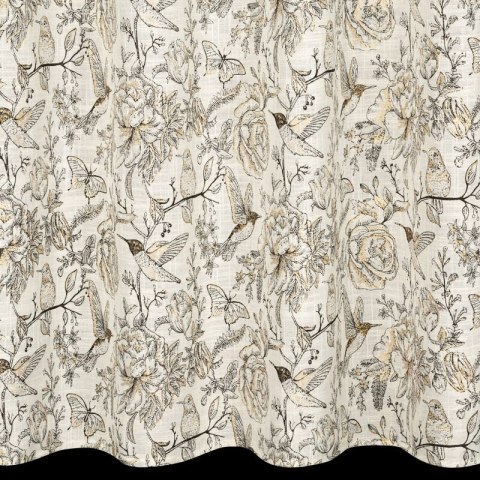 ZASŁONA GOTOWA LUCINA 140 X 250 CM SREBRNY