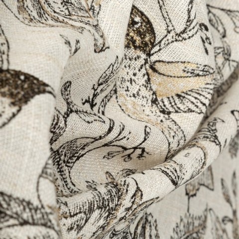 ZASŁONA GOTOWA LUCINA 140 X 250 CM SREBRNY