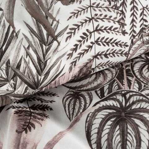 KOMPLET POŚCIELI BAWEŁNIANEJ DAVOS 140 X 200 CM FIOLETOWY