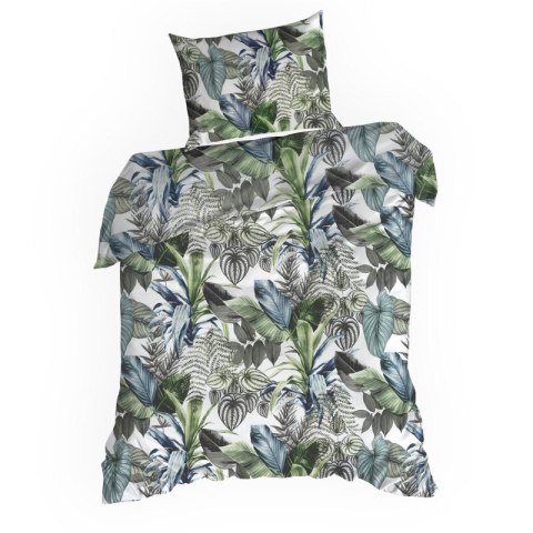 KOMPLET POŚCIELI BAWEŁNIANEJ DAVOS 220 X 200 CM ZIELONY