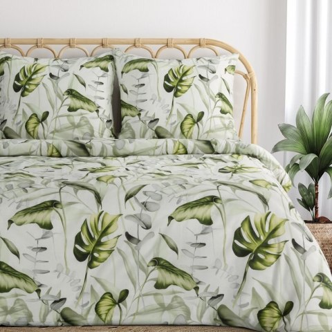 KOMPLET POŚCIELI BAWEŁNIANEJ ELLEN 140 X 200 CM ZIELONY