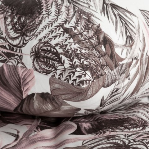 KOMPLET POŚCIELI BAWEŁNIANEJ DAVOS 160 X 200 CM FIOLETOWY