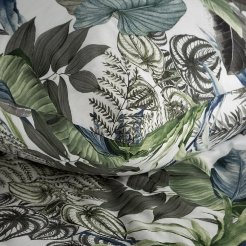 KOMPLET POŚCIELI BAWEŁNIANEJ DAVOS 160 X 200 CM ZIELONY