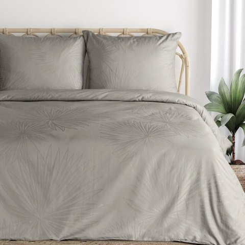 KOMPLET POŚCIELI ŻAK 220 X 200 CM JASNOSZARY