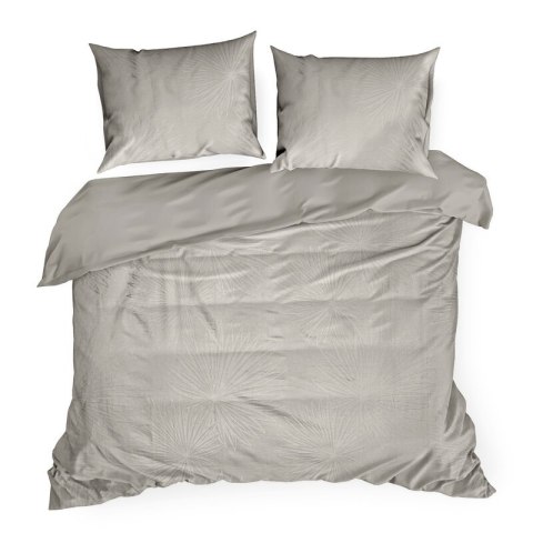KOMPLET POŚCIELI ŻAK 220 X 200 CM JASNOSZARY