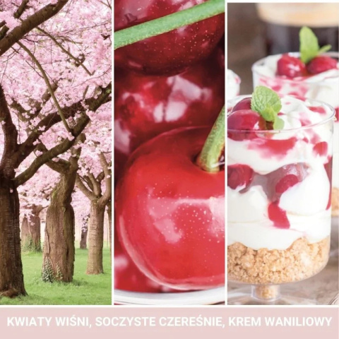 Świeca średnia PINK CHERRY & VANILLA Świeca średnia PINK CHERRY & VANILLA