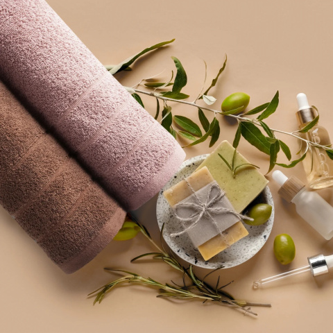 Ręcznik bawełniany DALI 70x140 cm kolor biały