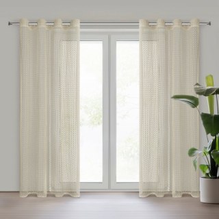 FIRANA GOTOWA MIRELLA 140 X 250 CM BEŻOWY