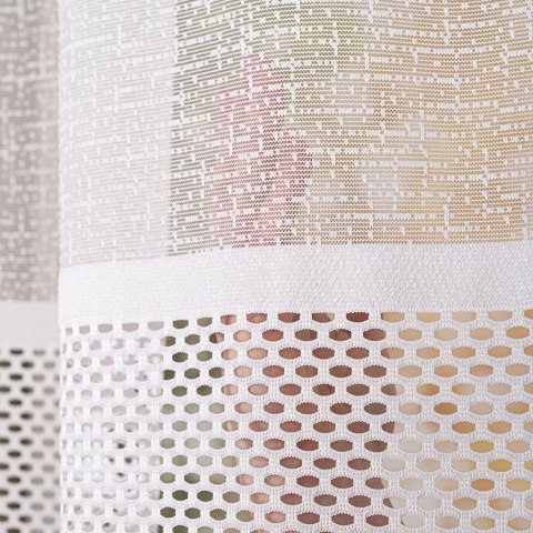 Firanka żakardowa na metry 115065 wysokość 180 cm kolor biały