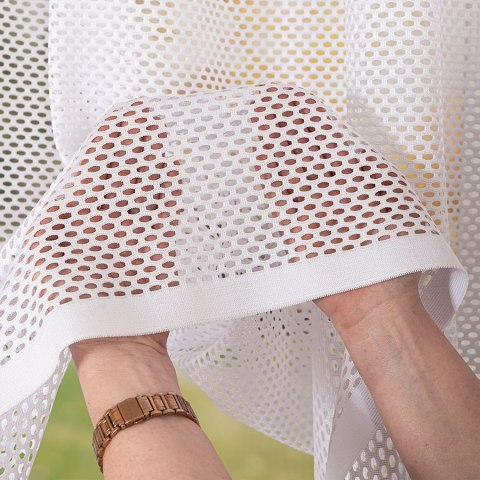 Firanka żakardowa na metry 115065 wysokość 180 cm kolor biały