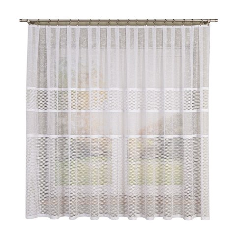 Firanka żakardowa na metry 115065 wysokość 180 cm kolor biały