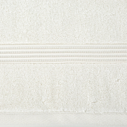 Ręcznik z bawełny i modalu MOLLY 50x90 cm kolor kremowy
