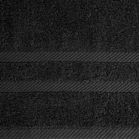 Ręcznik klasyczny MILO 70x140 cm kolor czarny