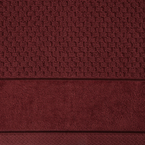 Ręcznik bawełniany FRIDA 70x140 cm kolor bordowy