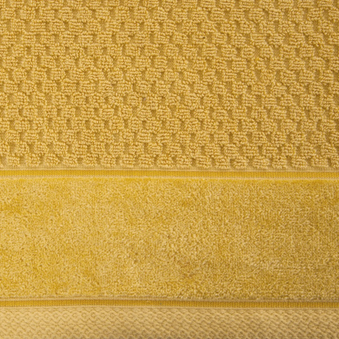 Ręcznik bawełniany FRIDA 70x140 cm kolor musztardowy