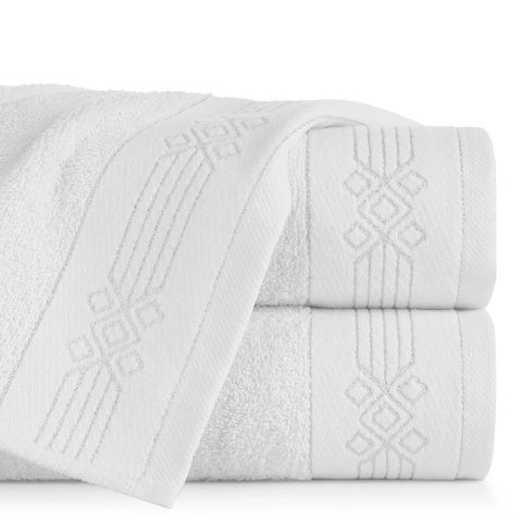 Ręcznik bawełniany KAMELA 50x90 cm kolor biały