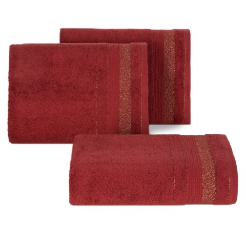 RĘCZNIK APRIL (13) 30 X 50 CM BORDOWY