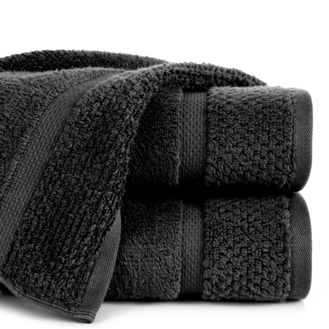 Ręcznik bawełniany VILIA 70x140 cm kolor ciemnografitowy