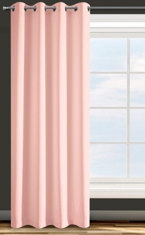 ZASŁONA GOTOWA D91 ADORE 140 X 250 CM PUDROWY RÓŻ