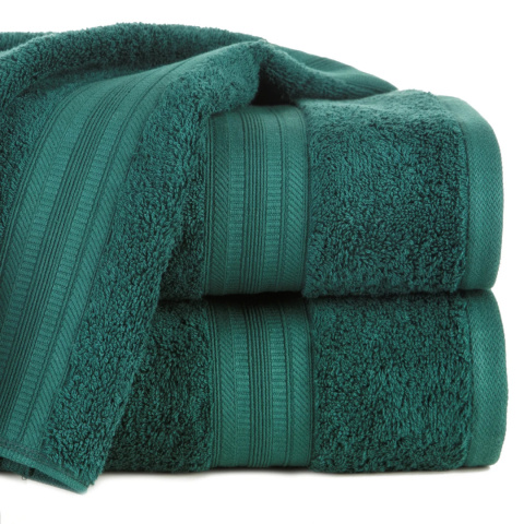 Ręcznik ELEN z bawełny egipskiej 70x140 cm kolor ciemnozielony