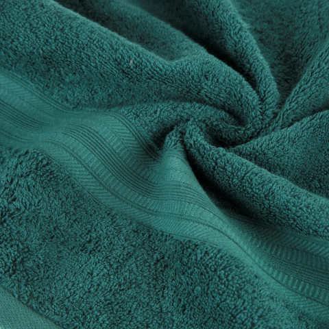 Ręcznik ELEN z bawełny egipskiej 70x140 cm kolor ciemnozielony