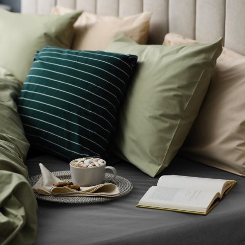 PRZEŚCIERADŁO Z GUMKĄ BASIC 180 X 200 X 30 CM STALOWY