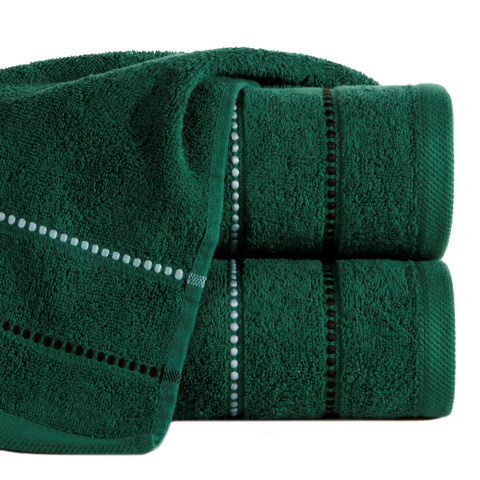 Ręcznik bawełniany SUZI 30x50 cm kolor ciemnozielony