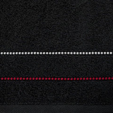 Ręcznik bawełniany SUZI 50x90 cm kolor czarny