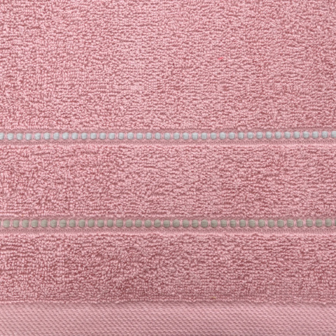 Ręcznik bawełniany SUZI 50x90 cm kolor pudrowy róż