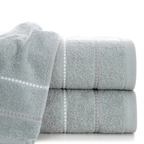 Ręcznik bawełniany SUZI 50x90 cm kolor jasnoszary
