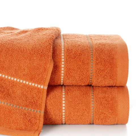 Ręcznik bawełniany SUZI 70x140 cm kolor pomarańczowy