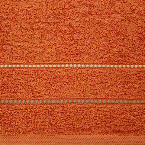Ręcznik bawełniany SUZI 70x140 cm kolor pomarańczowy