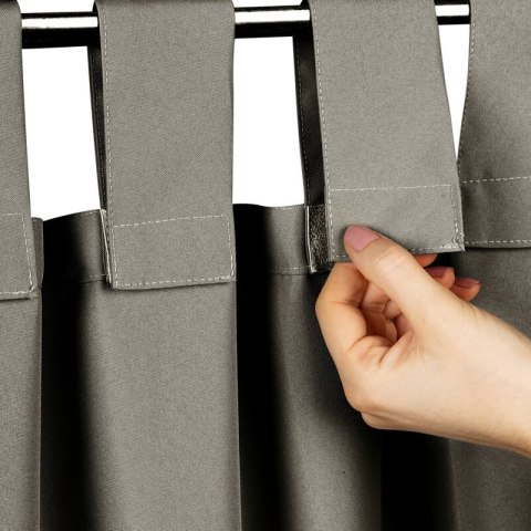 ZASŁONA GOTOWA GARDEN NA SZELKACH 155 X 200 CM BEŻOWY