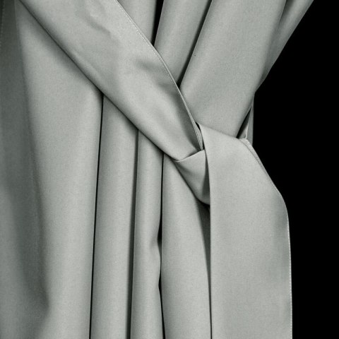 ZASŁONA GOTOWA GARDEN NA TAŚMIE 155 X 200 CM SREBRNY