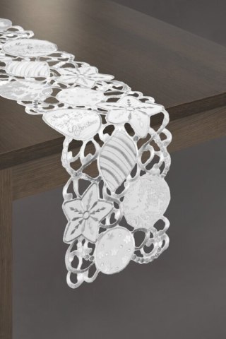 OBRUS ILONA 20 X 160 CM SREBRNY