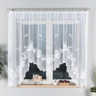 Firanka gotowa żakardowa PENELOPE 160x400 cm kolor biały