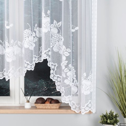 Firanka gotowa żakardowa PENELOPE 160x400 cm kolor biały