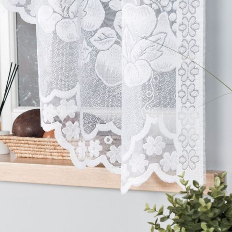 Firanka gotowa żakardowa PENELOPE 160x400 cm kolor biały