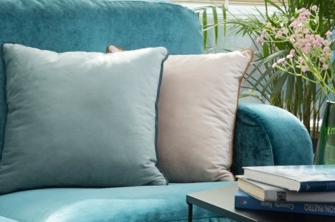 POSZEWKA MEL 40 X 40 CM MUSZTARDOWY