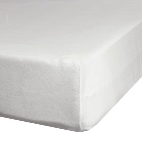 PRZEŚCIERADŁO JERSEY3 90 X 200 X 25 CM KREMOWY