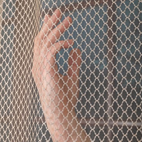 Firanka fantazyjna z ołowianką, wysokość 300cm, kolor 004 jasny beżowy 475033/OLO/004/000300/1