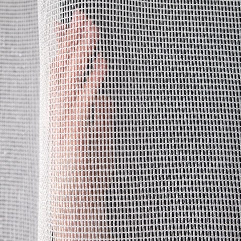 MALIA Firana fantazyjna z ołowianką, wysokość 300cm, kolor 002 biały 578039/OLO/002/000300/1