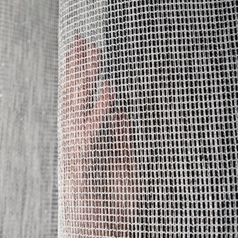 MALIA Firana fantazyjna z ołowianką, wysokość 300cm, kolor 006 szary 578039/OLO/006/000300/1